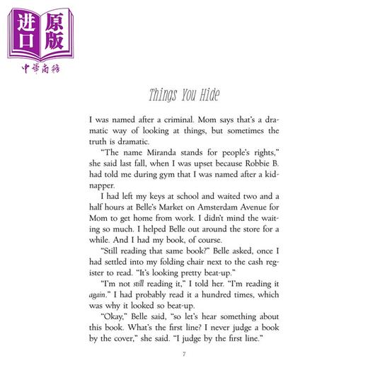 预售 当你到达我 英文原版 When You Reach Me 2010年纽伯瑞金奖 科幻悬疑小说 美国畅销儿童文学作家Rebecca Stead丽贝卡·斯戴德 商品图3