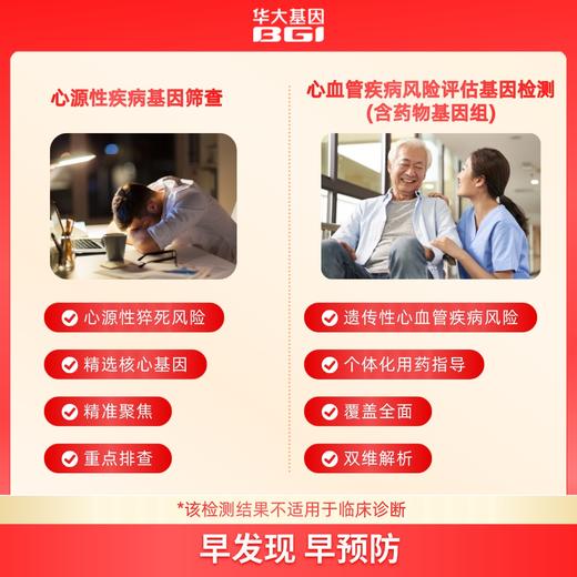 猝死-心源性疾病基因筛查＆心血管疾病风险评估基因检测（含药物基因组） 商品图0