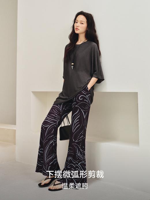 row风高支精纺圆领短袖针织衫FCG2WST059 商品图3
