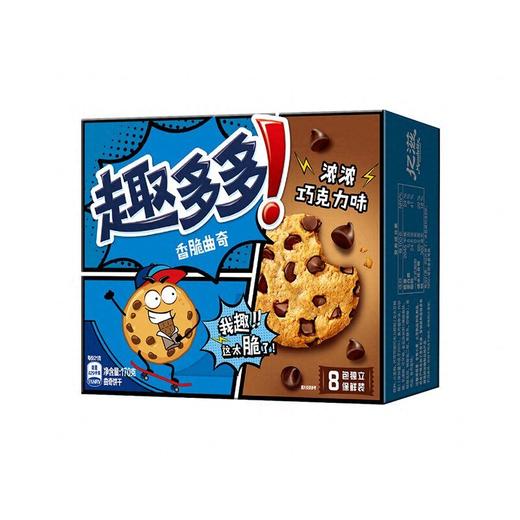 趣多多170g中包装浓浓巧克力味香脆曲奇 商品图1