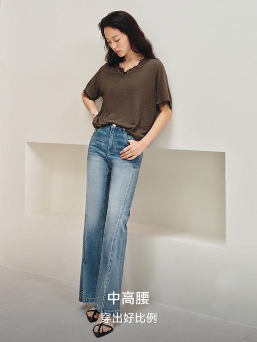 超模裤 分割微喇牛仔裤FCG2JEN038 商品图3