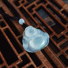 【天然正品】A货翡翠天然细腻冰种飘蓝花佛公造型翡翠吊坠项链200526XY15 商品缩略图7
