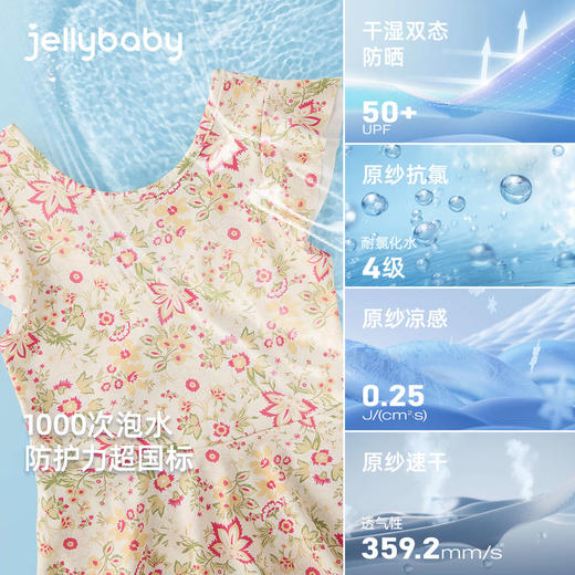 jellybaby儿童泳装（配泳帽）JSG62976★ 商品图1