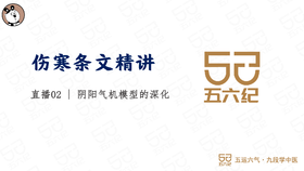伤寒条文精讲单元直播3《阴阳气机模型的深化》（非学员无回放)