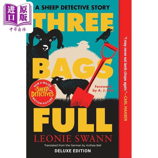 预售 【中商原版】满满三袋 绵羊侦探团 卷1 英文原版 Three Bags Full Leonie Swann translated by Anthea Bell 商品图1