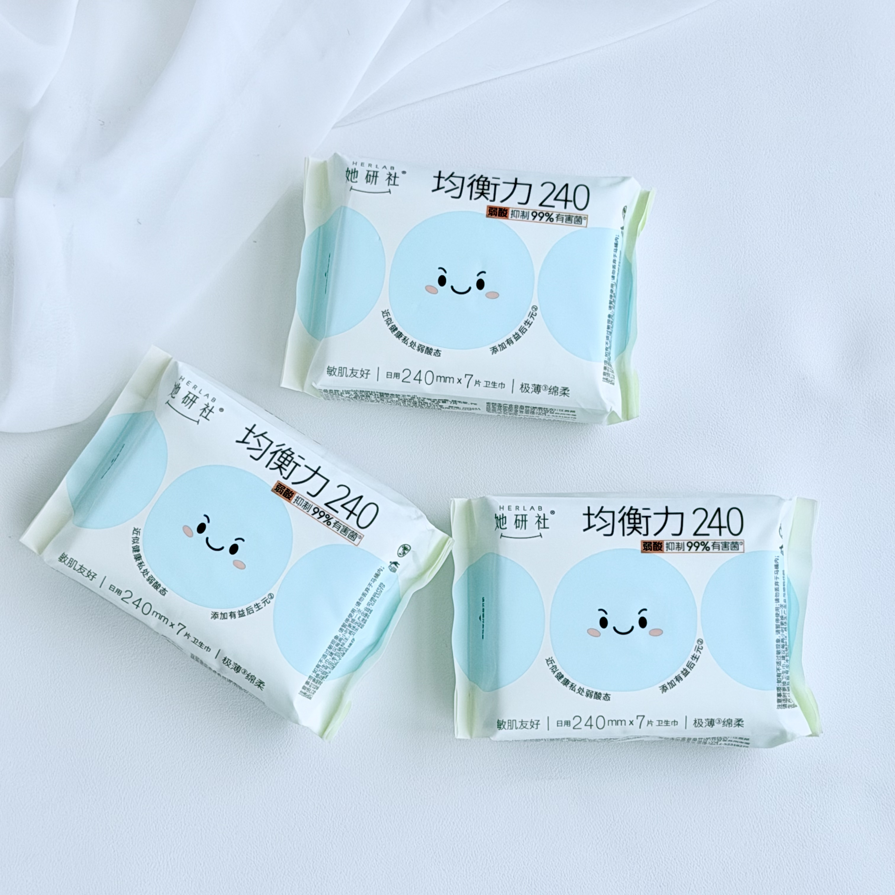 她研社均衡力卫生巾|弱酸抑菌，守护私处健康