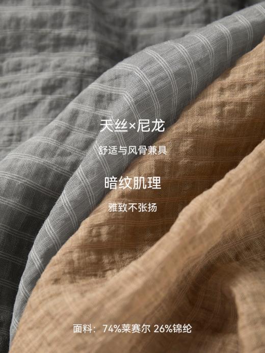 都市通勤 系带收腰长袖衬衫FCG2SHT029 商品图6