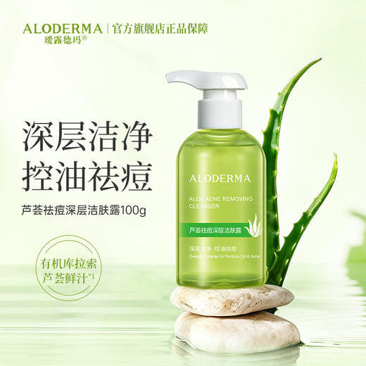 【618现货钜惠】瑷露德玛芦荟祛痘深层洁肤露 150g    清洁控油祛痘洁面 商品图1