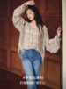 南法仲夏 V领印花上衣FCG2TOP032 商品缩略图1