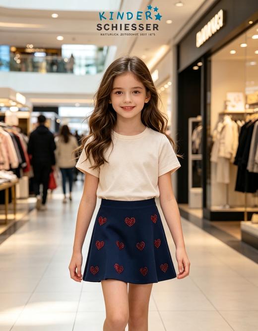 【清仓不退换，柔软小裙】SCHIESSER KINDER/舒雅女童柔软舒适裙子3F/17841D 商品图3