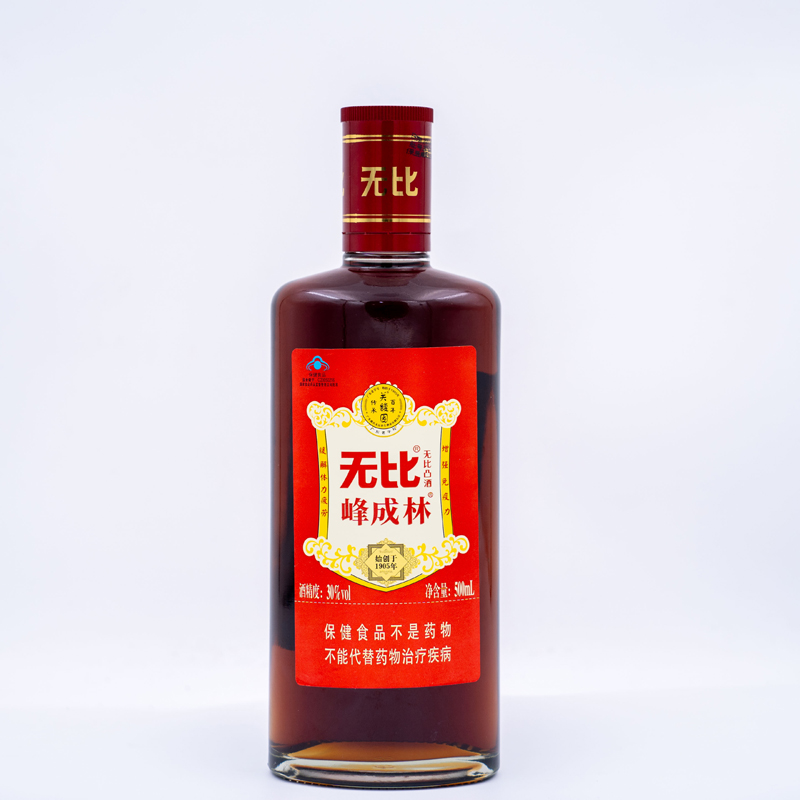 无比无比凸酒峰成林500ml*12瓶30度敬父母植物配方保健酒整箱装