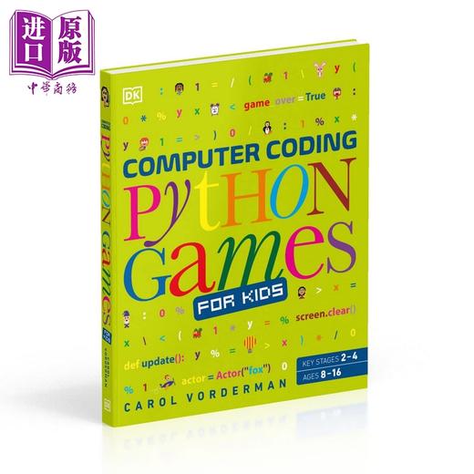 【中商原版】英文原版进口 DK小小编程家2册 儿童计算机Python编码项目游戏 Computer Coding Python Projects Games for Kids 商品图3