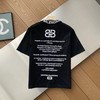 巴黎世家双B刺绣情侣款短袖T恤 商品缩略图1