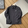 袅家CRONIN Cotton Overshirt 弹力防风防雨纯色小logo翻领衬衫夹克外套 商品缩略图1