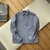 袅家CRONIN Cotton Overshirt 弹力防风防雨纯色小logo翻领衬衫夹克外套 商品缩略图2