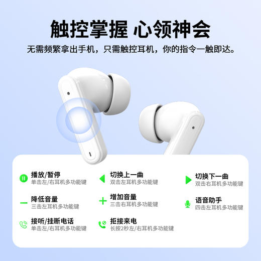 auraro小度ai智能蓝牙耳机|像多了个随身ai小助理，一台工作玩耍都省心的ai全场景耳机 商品图7