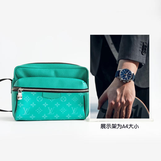 【95新】LV路易威登Outdoor系列M30241绿色老花款单肩斜挎邮差包中性款190526NJS26 商品图8