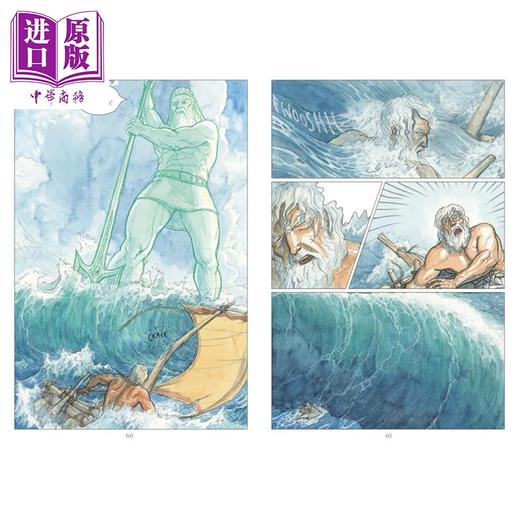 预售 【中商原版】荷马史诗 奥德赛 图画 漫画版 豪华精装 The Odyssey A Graphic Novel 英文原版 Gareth Hinds 荷马 Homer 商品图2