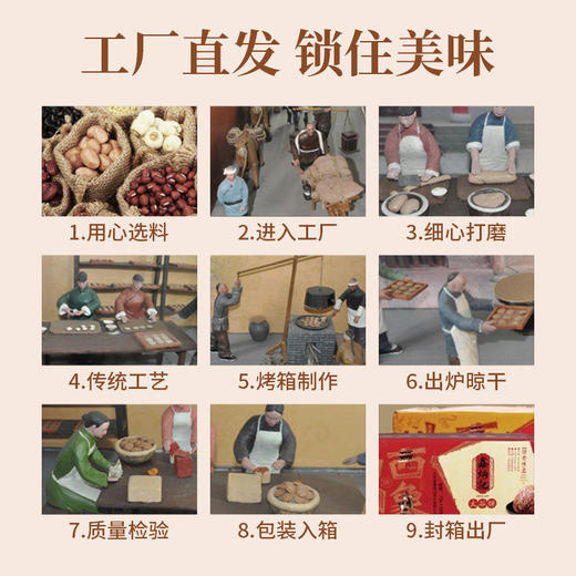 鑫炳记太谷夹心饼600g起多口味山楂金桔夹心盒装独立小袋装糕点点心方便速食早餐  商品图3