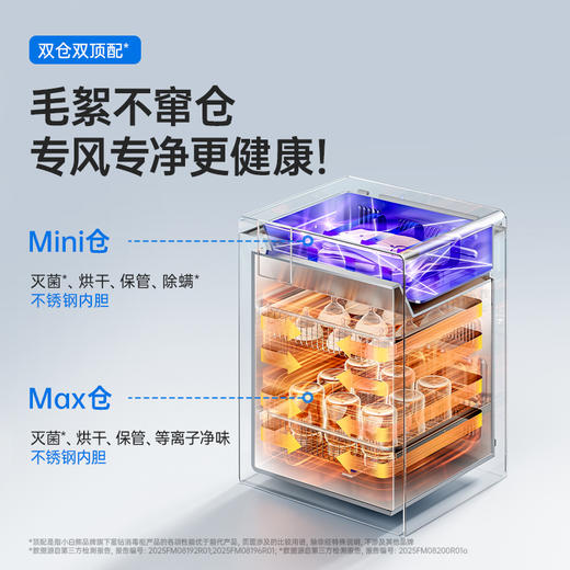 小白熊 双仓紫外线奶瓶消毒烘干器视窗版星钻I代 商品图1