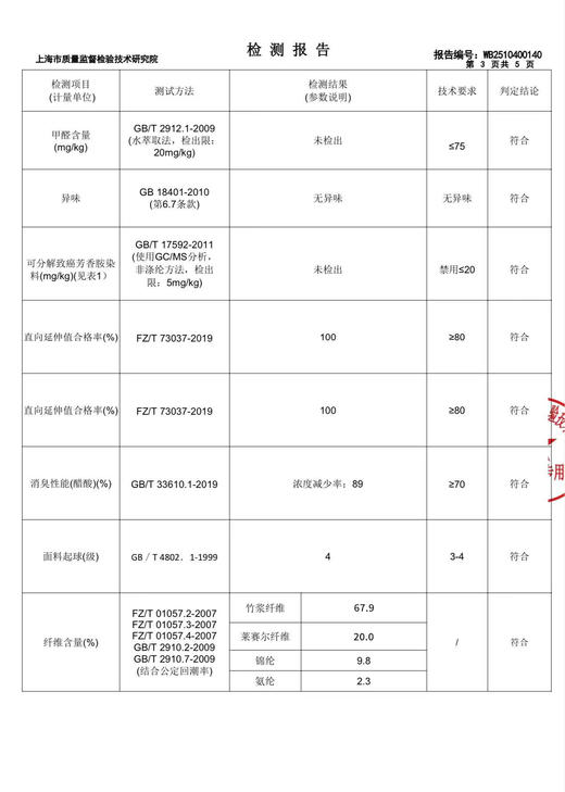 生态竹纤维消臭袜 高达89%消臭率 吸汗速干超透气 连穿7天不臭 男女同款 商品图7