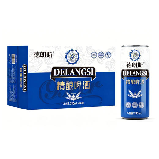 新热卖！【德朗斯·12.1度精酿啤酒】24瓶*330ml  酒精度4.7%  生产日期：2026.04.05 商品图4