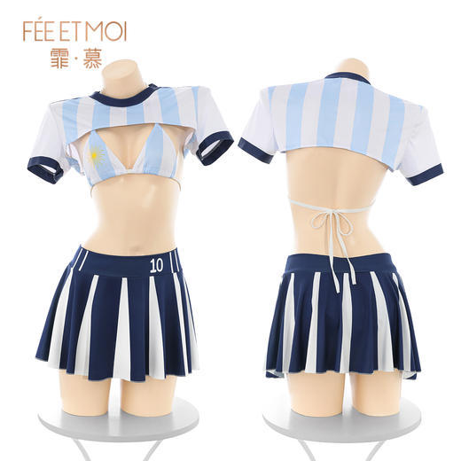【情趣内衣】霏慕&谜姬 绿茵场足球宝贝制服套装ZY180 商品图10