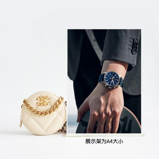 【95新】CHANEL香奈儿19BAG鸳鸯链奶茶色羊皮小圆饼单肩斜挎包女士190526NJS25 商品图9
