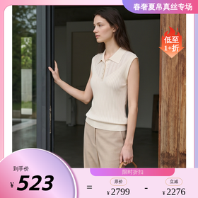 PALUOPO/PL丝羊绒垂感顺垂质感轻奢上衣ES262017M