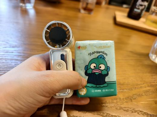 【小如口红的mini风扇】超大风力！百斯腾手持高速小风扇 降温神器 长续航 迷你户外2026新款  小如口红  5大安全技术 商品图3