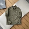 袅家CRONIN Cotton Overshirt 弹力防风防雨纯色小logo翻领衬衫夹克外套 商品缩略图5