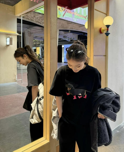 原单Asent*boom100%纯棉美式腊肠狗T恤052203 商品图10