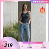 PALUOPO/PL复古肌理羊毛背心圆领短款小个子修身显瘦无袖上衣ES260326Y 商品缩略图0