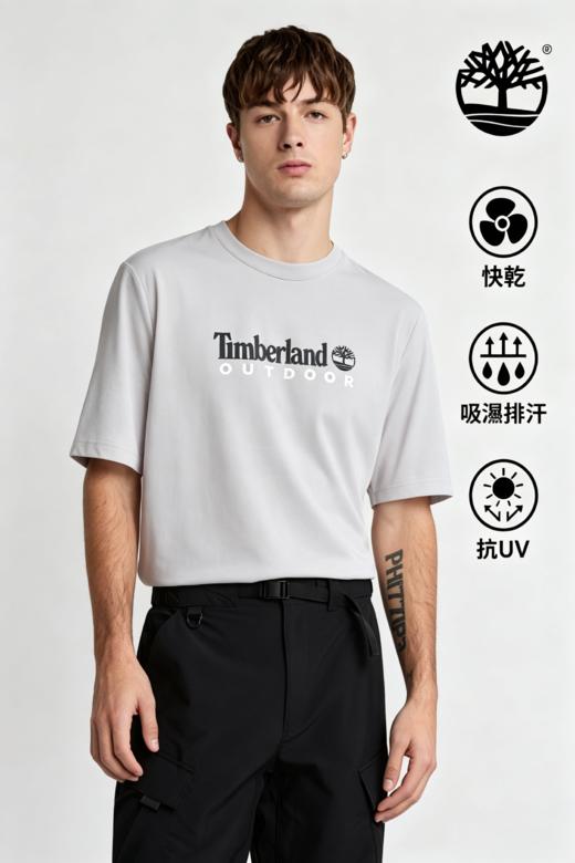 T.B.L 户外防晒 丝光圆领短袖T恤 TX537 商品图2