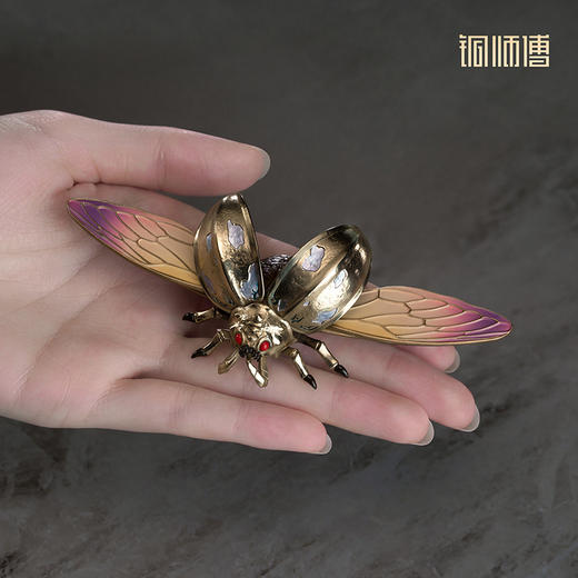铜师傅 正版授权《凡人动画之噬金虫》凡人修仙传动漫周边铜摆件 商品图5