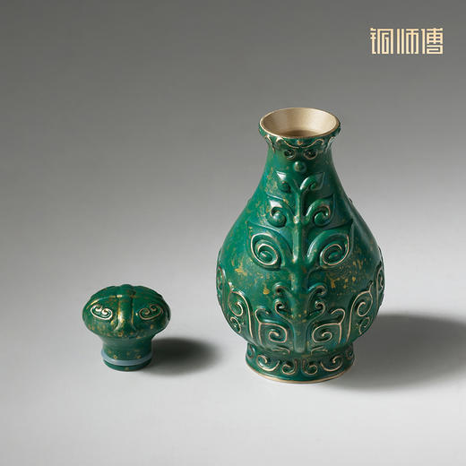 铜师傅 正版授权《凡人动画之掌天瓶》韩立小绿瓶 凡人修仙传摆件 商品图4
