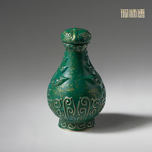 铜师傅 正版授权《凡人动画之掌天瓶》韩立小绿瓶 凡人修仙传摆件 商品图2