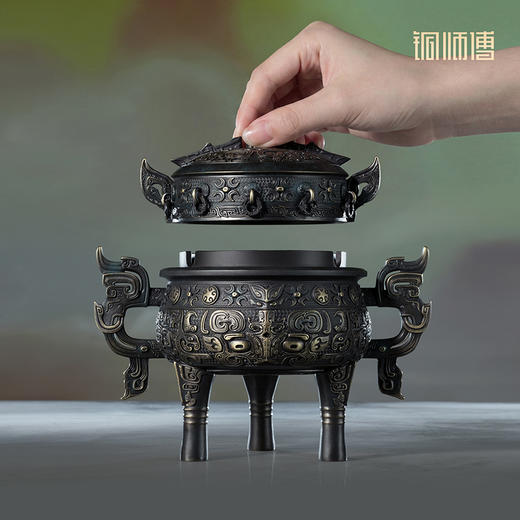 铜师傅 正版授权《凡人动画之虚天鼎》凡人修仙传动漫周边铜摆件 商品图6