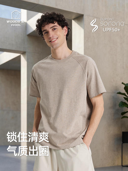 【夏日男装系列】预售3-7天 凉感高弹T 冰川纹理 自然垂顺 遮肉显瘦 / 花纱立体裁剪T 质感硬挺 经久耐穿 透气抗菌 / 凉感防晒背心 吸汗防臭 商品图5
