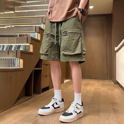 【2件优惠，夏季潮男】男士夏季工装短裤 超薄冰凉 简约易搭配 宽松版不挑身材 面料柔软舒适 大口袋 速干透气 穿到200斤 4色可选 商品图2