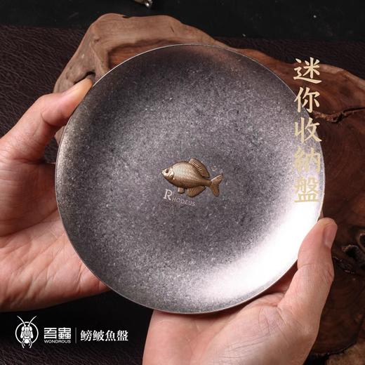 吾蟲-小鱼盘 不锈钢收纳盘摆件 鳑鲏鱼展示盘 复古家居装饰托盘礼物【官方授权】【48小时发货】 商品图0
