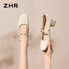 ZHR则则法式一字扣粗跟玛丽珍鞋2026新款时尚方头百搭ins浅口单鞋★ 商品缩略图9