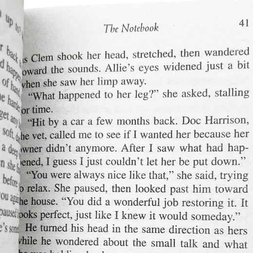 恋恋笔记本 英文原版 The Notebook 恋恋记事本 尼古拉斯 斯帕克斯 Nicholas Sparks 英文版爱情小说 进原版英语书籍 商品图1