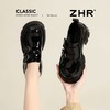 【6CM】ZHR猪皮垫增高厚底乐福鞋女2026春季新款小个子英伦单鞋女★ 商品缩略图5