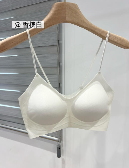 夏季细肩带星霜云锦文胸内衣 商品图7