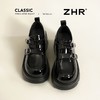 【6CM】ZHR猪皮垫增高厚底乐福鞋女2026春季新款小个子英伦单鞋女★ 商品缩略图9