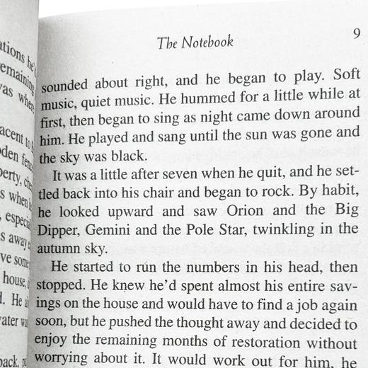 恋恋笔记本 英文原版 The Notebook 恋恋记事本 尼古拉斯 斯帕克斯 Nicholas Sparks 英文版爱情小说 进原版英语书籍 商品图3