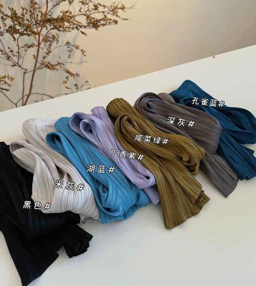 口碑isseymiyak*e 三宅哈伦裤百褶裤 商品图8