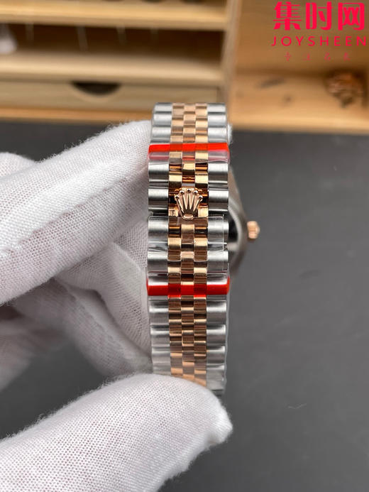 劳力士GS日志型系列 女款31mm 日志31系列 间玫金贝母钻面 女士腕表 搭载改Cal.2236全自动机械机芯 商品图7