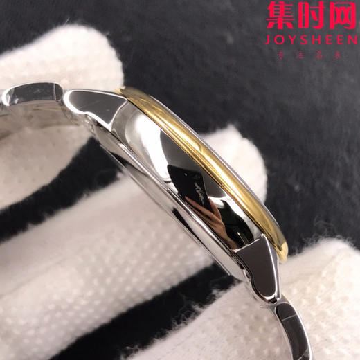 MKS欧米茄碟飞系列 蝶飞经典女款系列 间金绸缎面 女士机械腕表 表盘尺寸：32.7*9.5mm 专柜原装尺寸 商品图5
